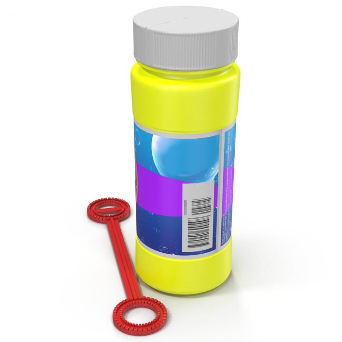 3D Bubbles Bottle and Wand Generic