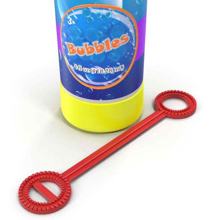 3D Bubbles Bottle and Wand Generic