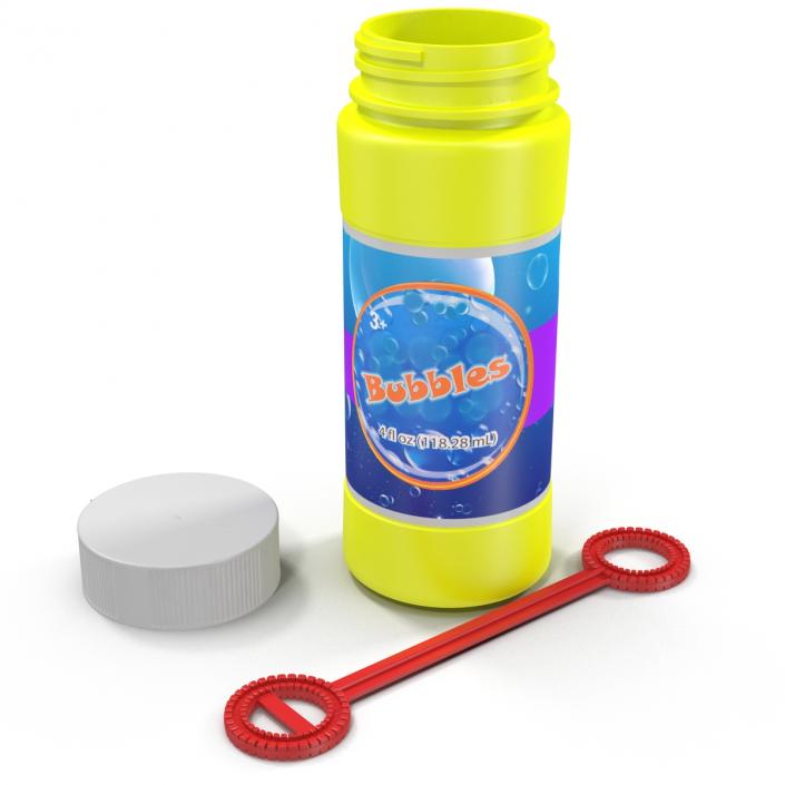 3D Bubbles Bottle and Wand Generic