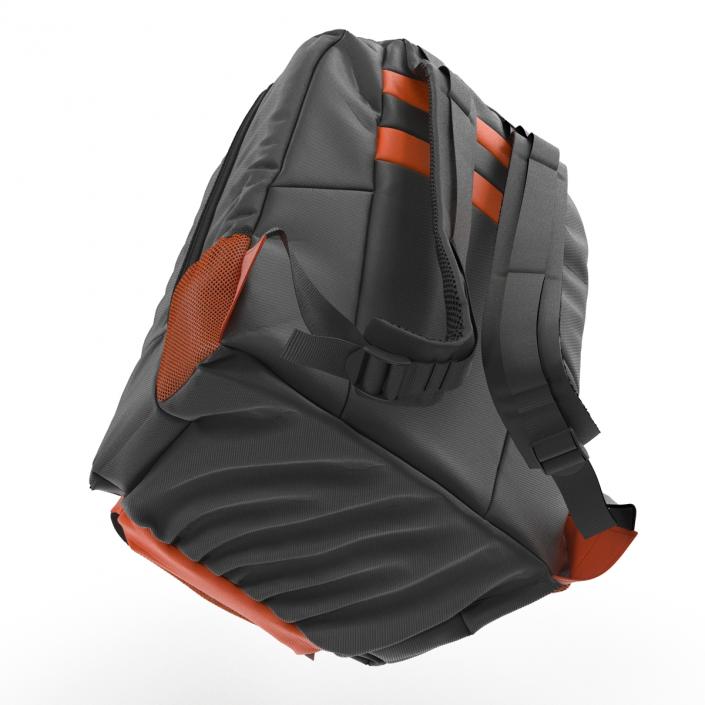 3D Backpack Black Orange