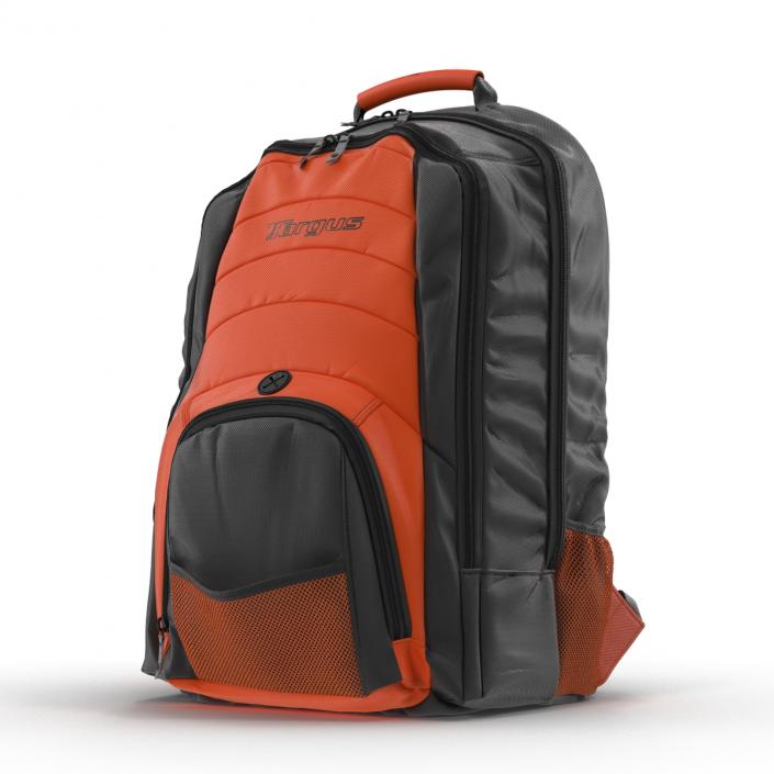 3D Backpack Black Orange