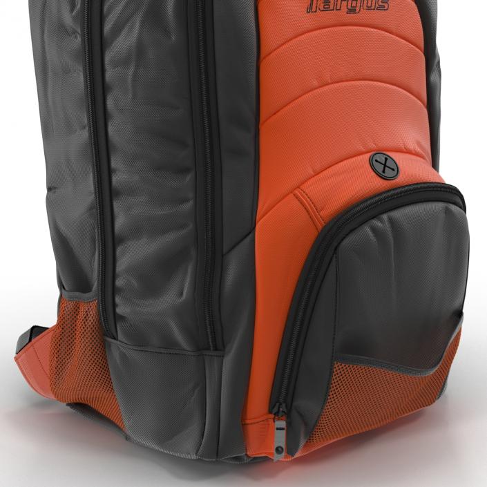 3D Backpack Black Orange