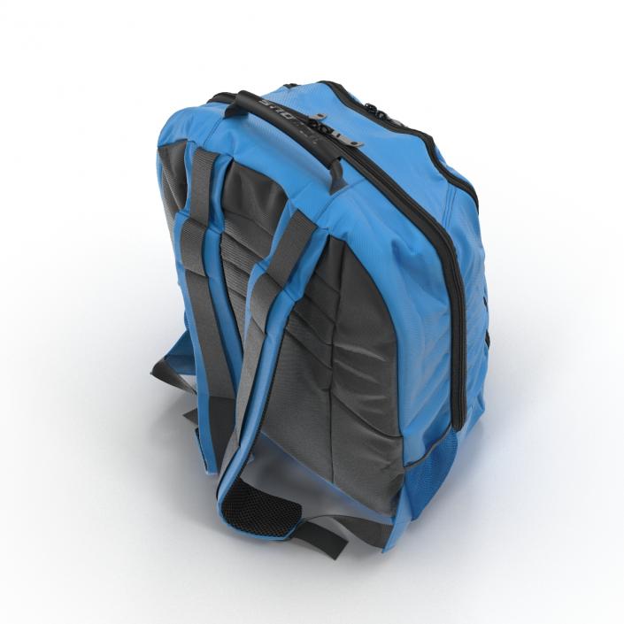 3D Backpack Blue model