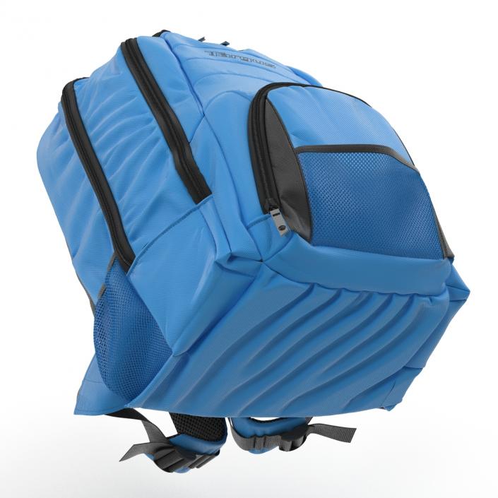 3D Backpack Blue model