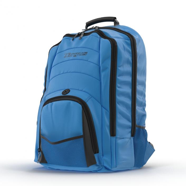 3D Backpack Blue model