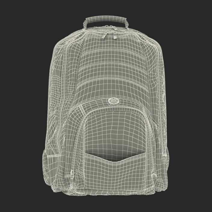 3D Backpack Blue model