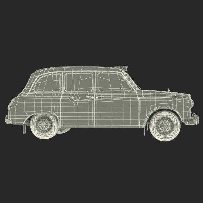 3D London Cab FX4 Rigged