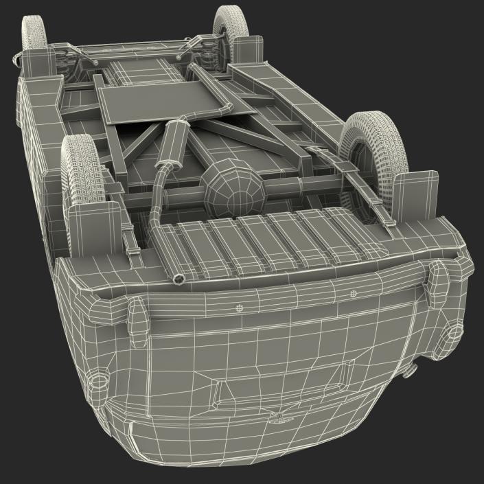 3D London Cab FX4 Rigged