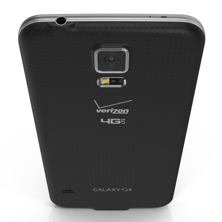 3D Samsung Galaxy S5 Black model