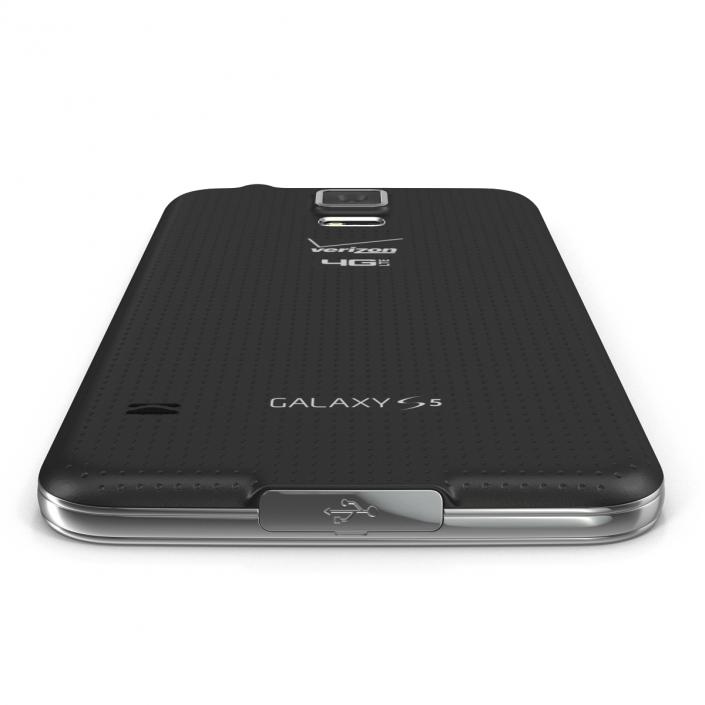 3D Samsung Galaxy S5 Black model