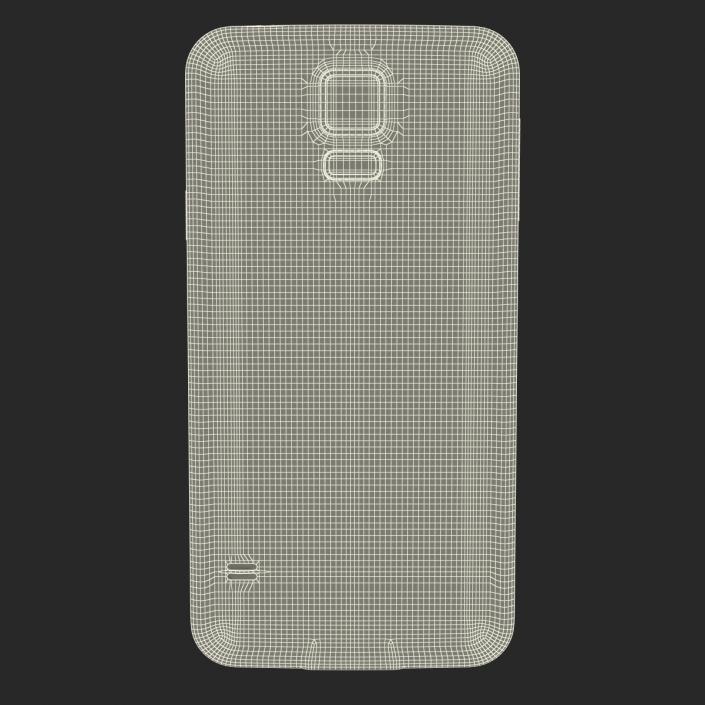 3D Samsung Galaxy S5 Black model