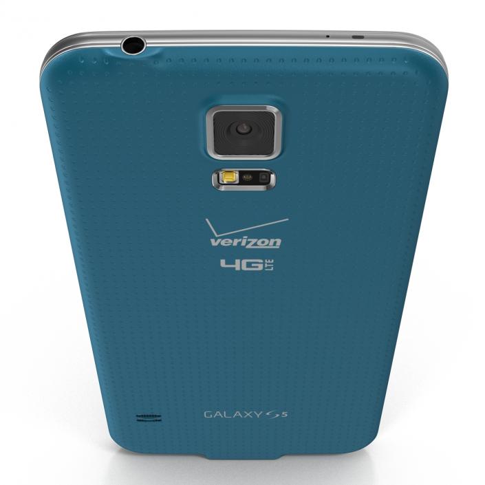 Samsung Galaxy S5 Blue 3D