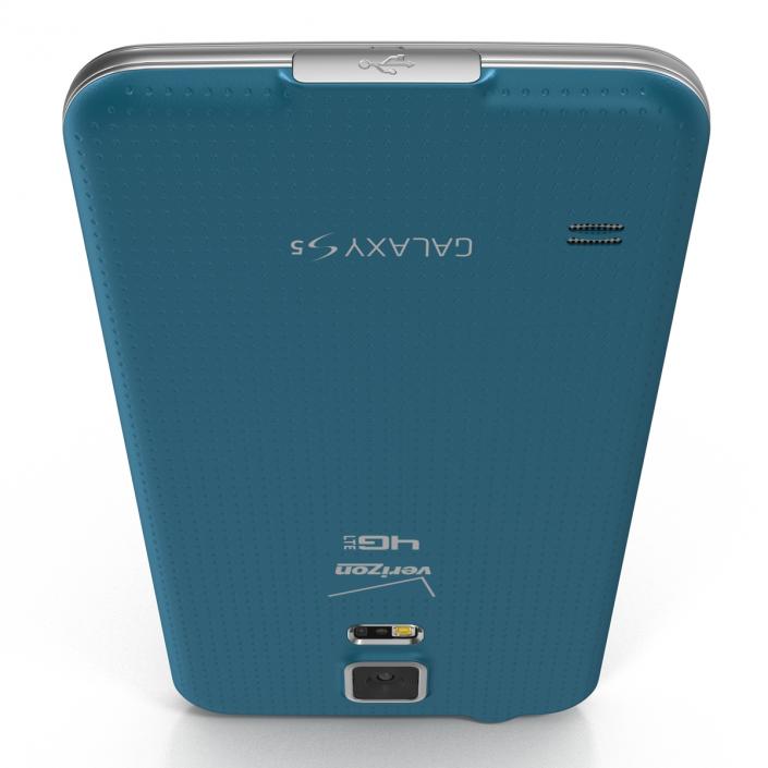 Samsung Galaxy S5 Blue 3D