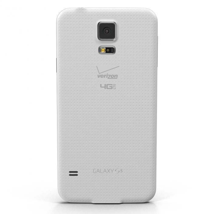 3D Samsung Galaxy S5 White model