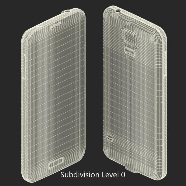 3D Samsung Galaxy S5 Mini 3D Models Set