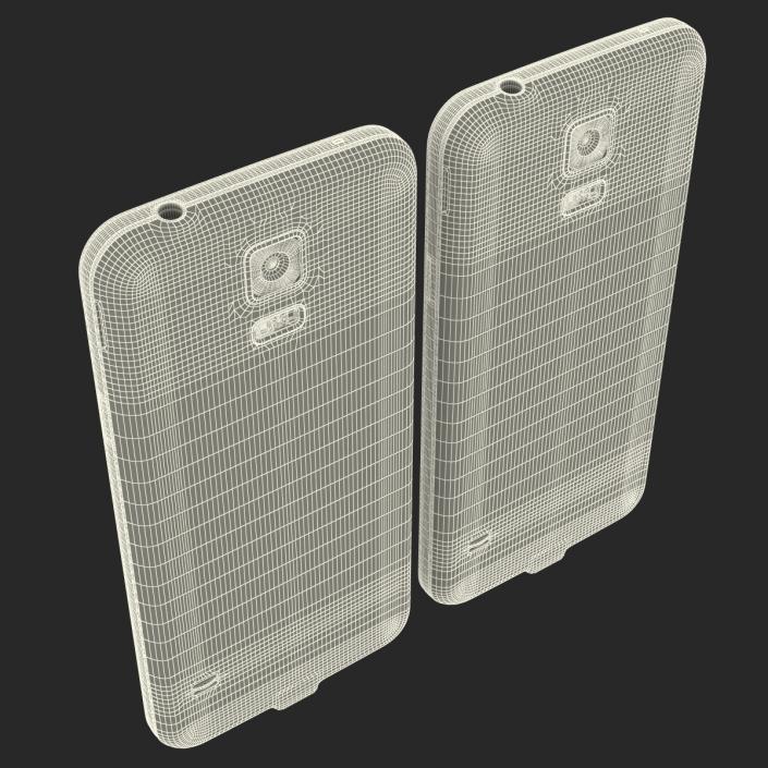 3D Samsung Galaxy S5 Mini 3D Models Set