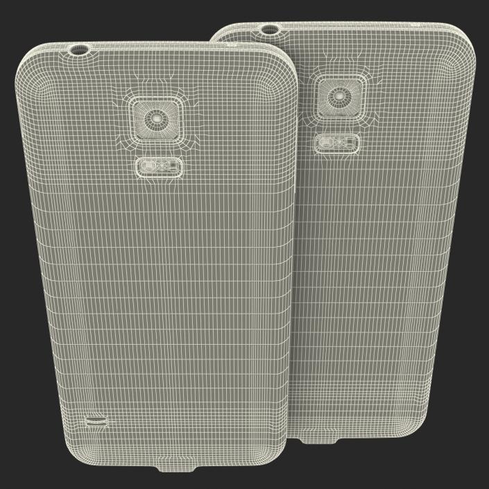 3D Samsung Galaxy S5 Mini 3D Models Set