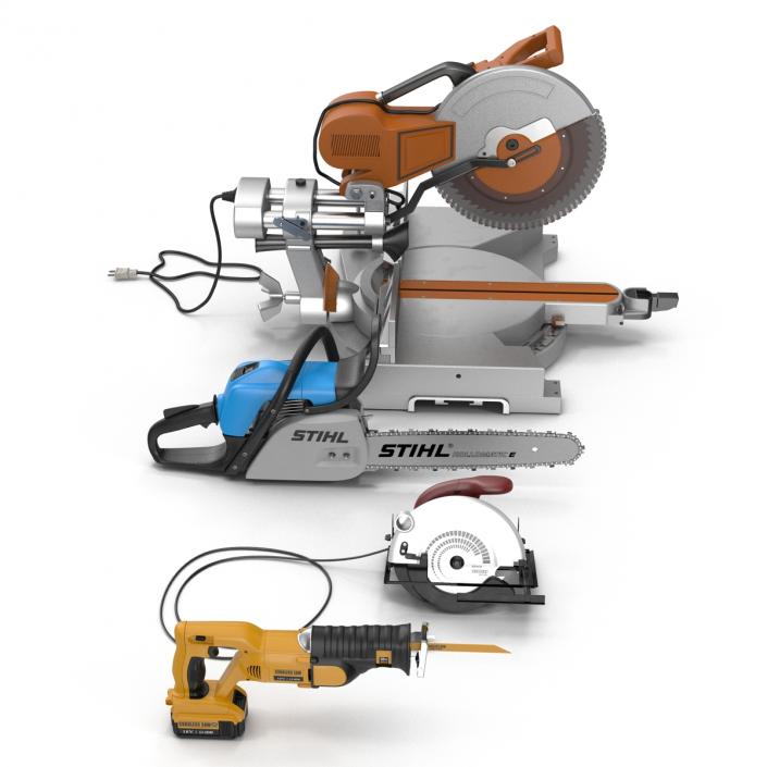 3D Electric Saws 3D Models Collection 2