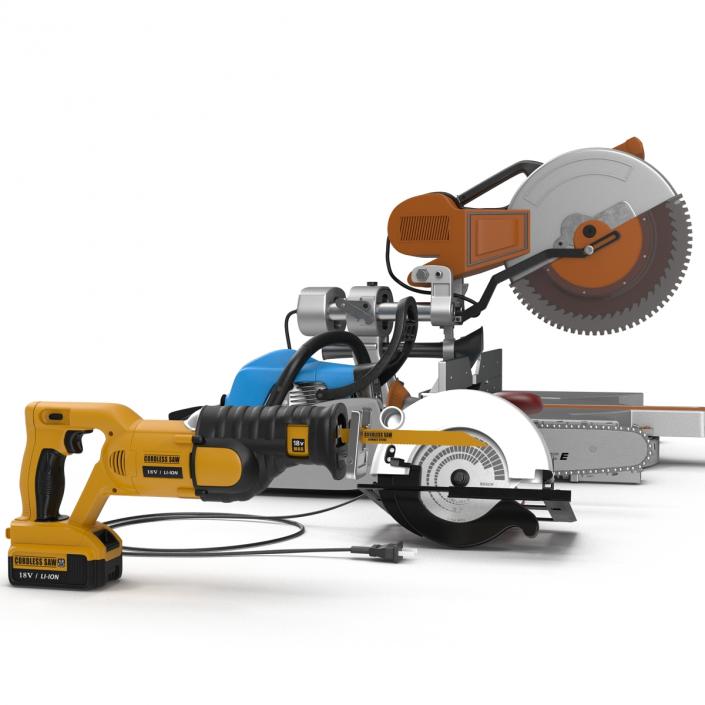 3D Electric Saws 3D Models Collection 2