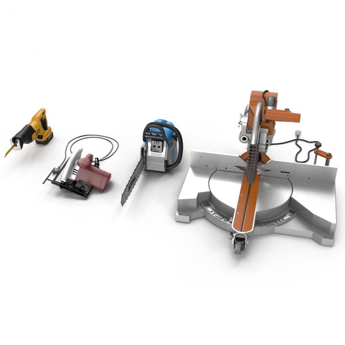 3D Electric Saws 3D Models Collection 2