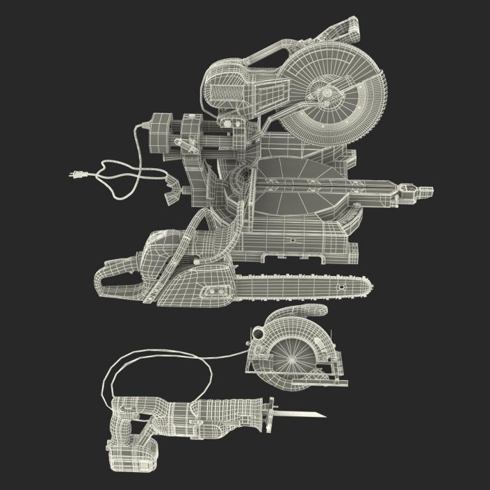 3D Electric Saws 3D Models Collection 2