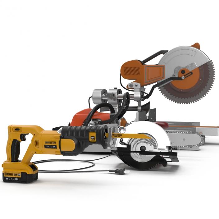 Electric Saws 3D Models Collection 3D model