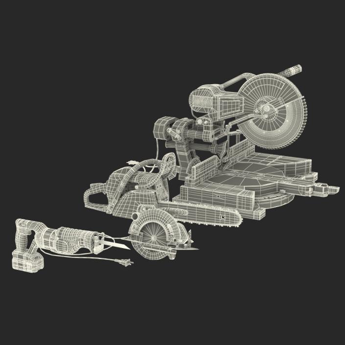 Electric Saws 3D Models Collection 3D model