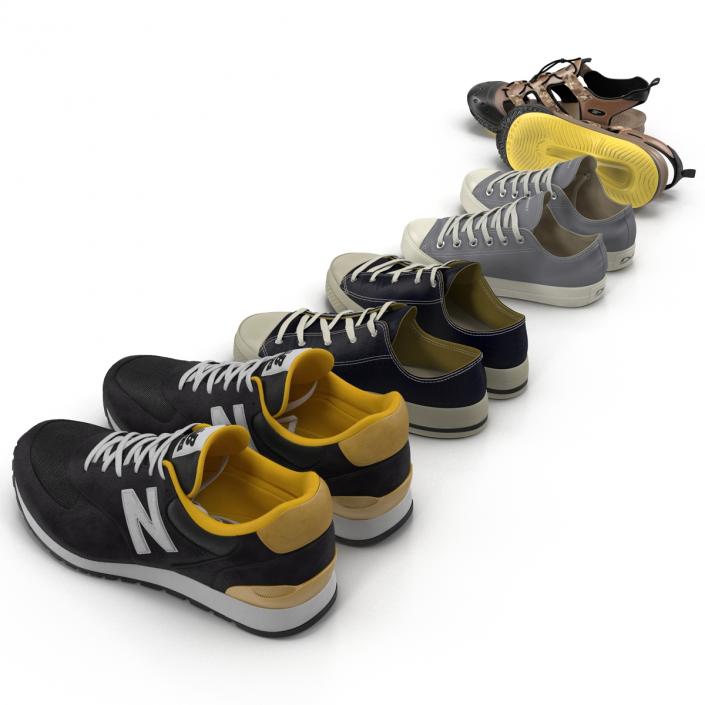 3D Sneakers 3D Models Collection 3