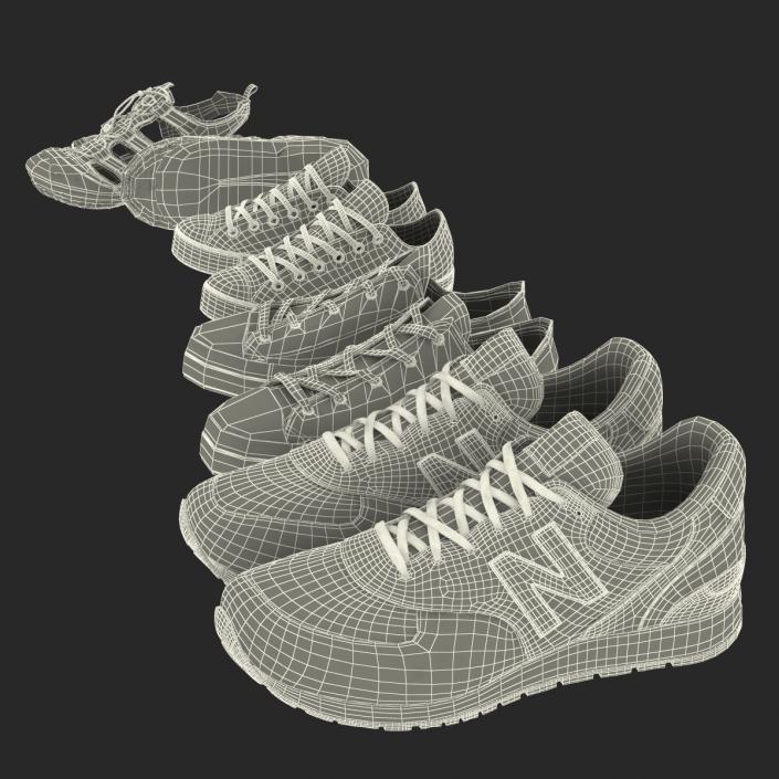 3D Sneakers 3D Models Collection 3