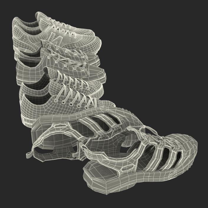 3D Sneakers 3D Models Collection 3