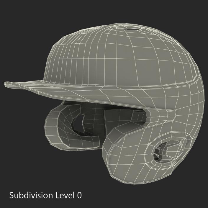 3D Batting Helmet 3