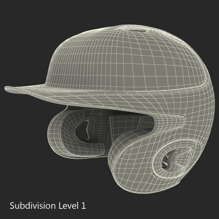 3D Batting Helmet 3