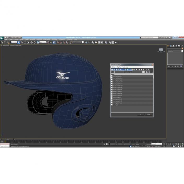 3D Batting Helmet 3