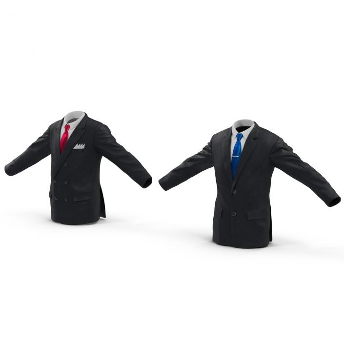 3D Mens Suit Jackets 3D Models Collection model