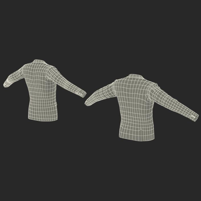 3D Mens Suit Jackets 3D Models Collection model