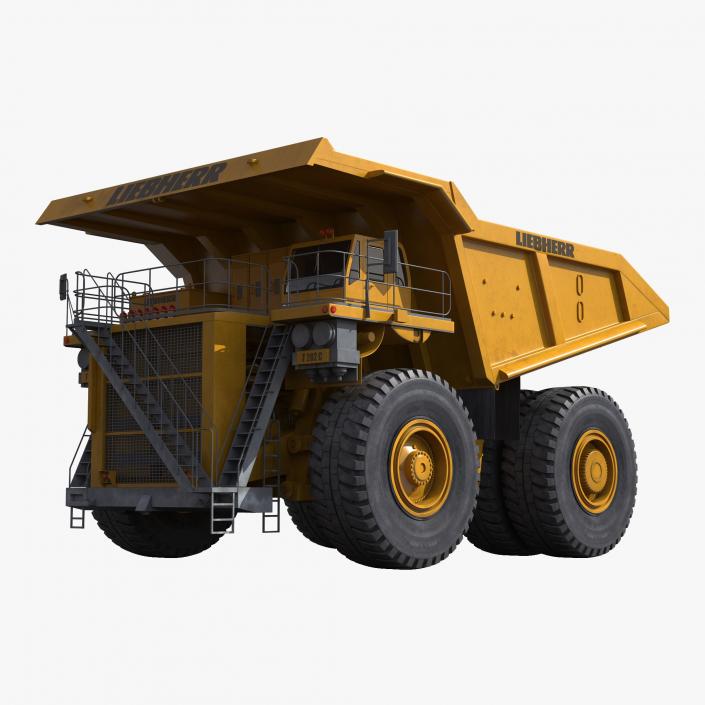 3D Haul Truck Liebherr Yellow