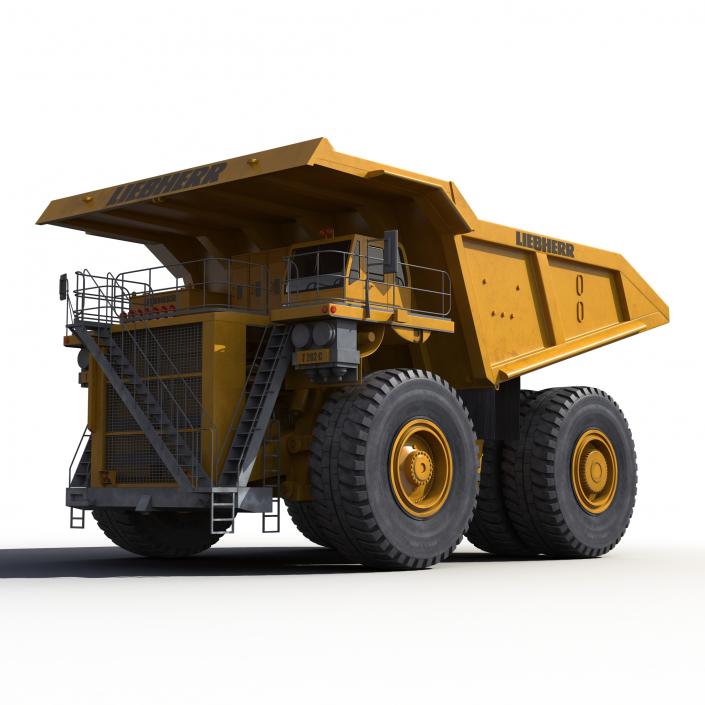 3D Haul Truck Liebherr Yellow