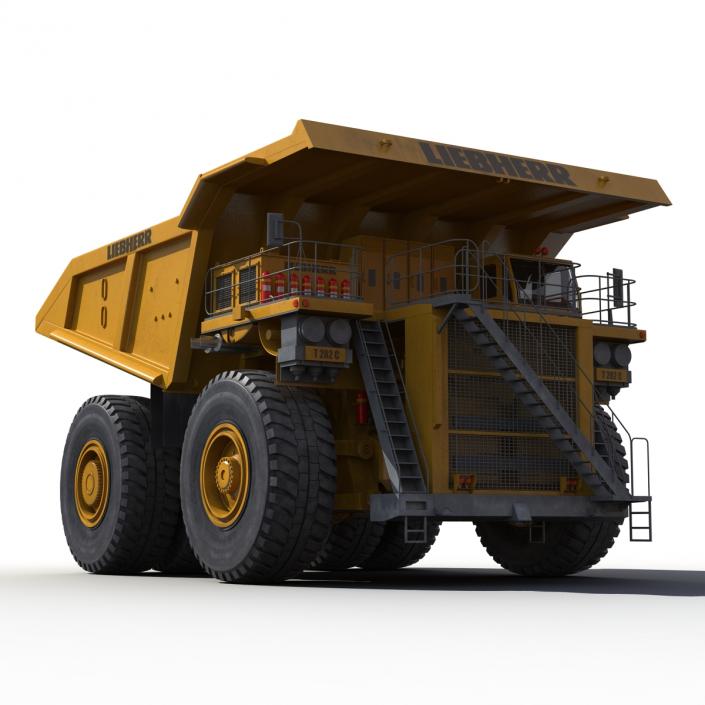 3D Haul Truck Liebherr Yellow