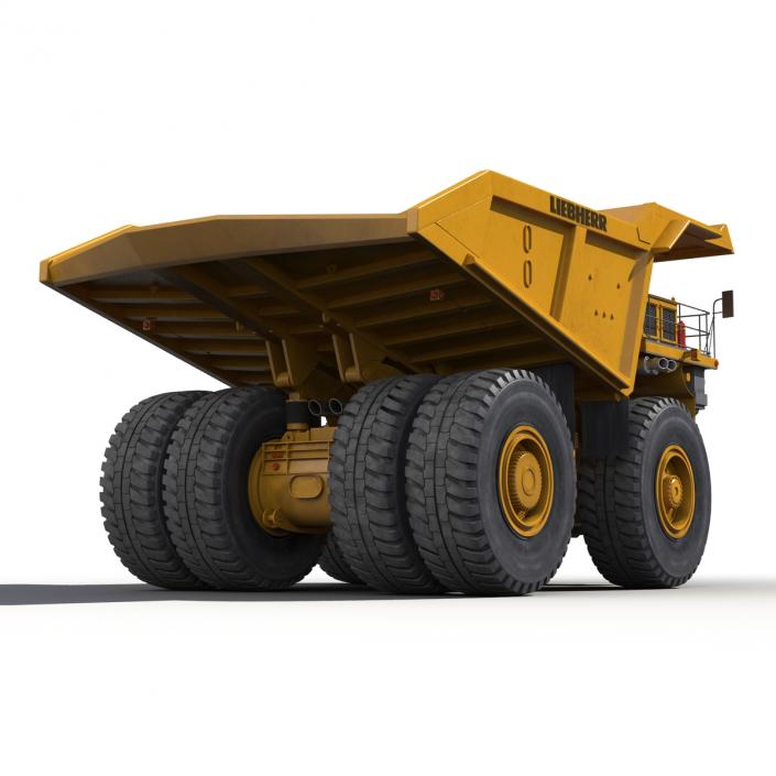 3D Haul Truck Liebherr Yellow