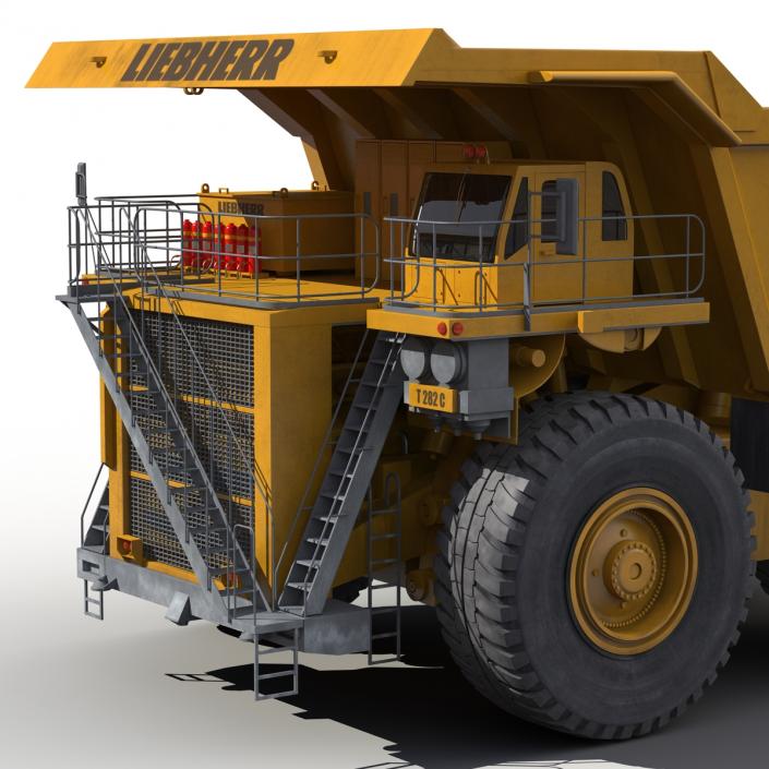 3D Haul Truck Liebherr Yellow