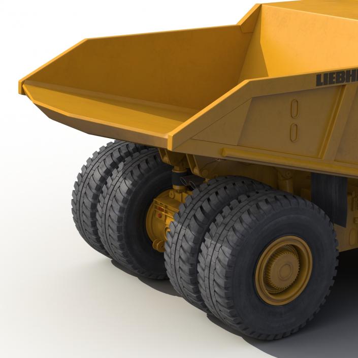 3D Haul Truck Liebherr Yellow