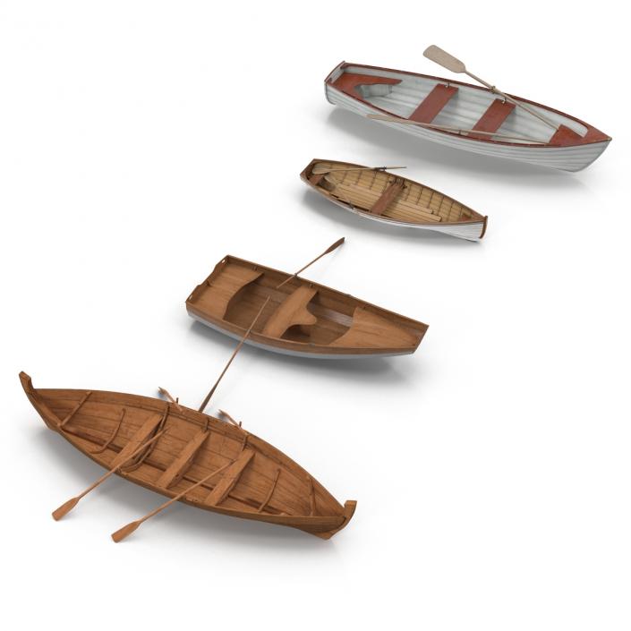 3D model Rowing Boats Collection 2