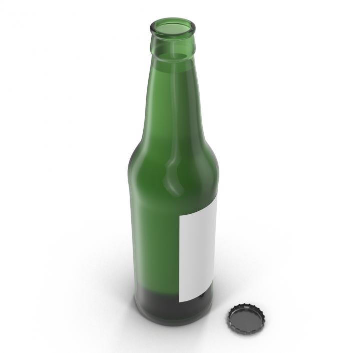 3D Beer Bottle 2 model