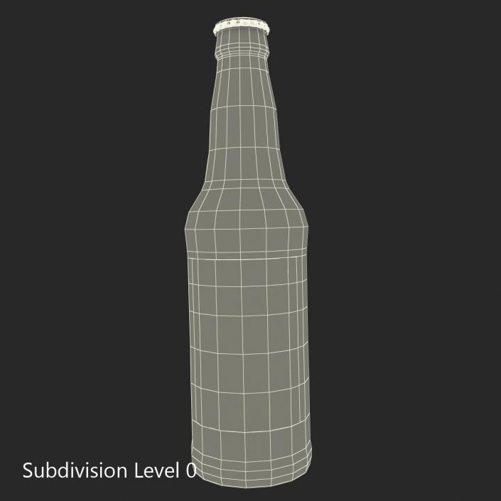 3D Beer Bottle 2 model