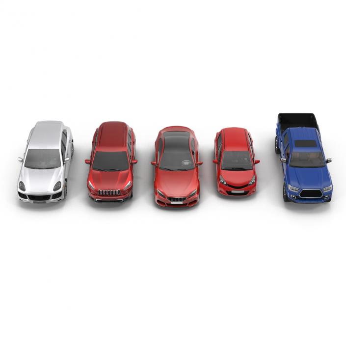 3D model Generic Cars Collection 2