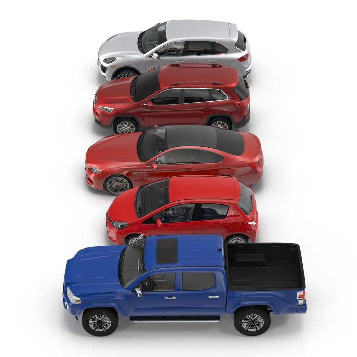 3D model Generic Cars Collection 2