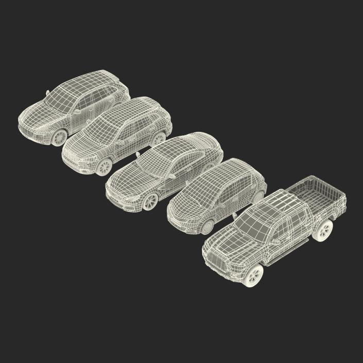 3D model Generic Cars Collection 2