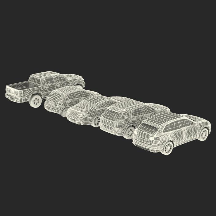 3D model Generic Cars Collection 2