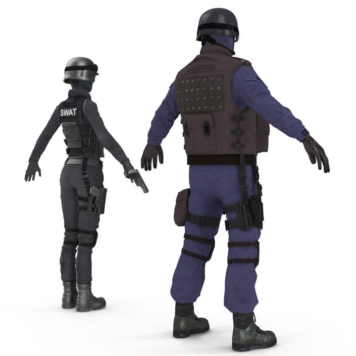 3D SWAT Policemans Collection