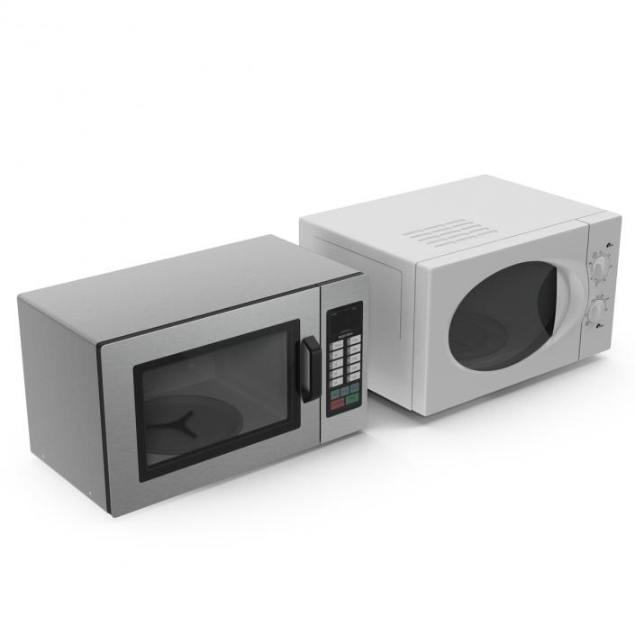 3D model Generic Microwave Ovens 3D Models Collectiion